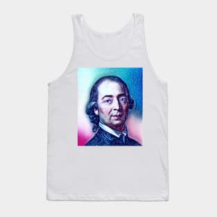 Johann Gottfried Herder Snowy Portrait | Johann Gottfried Herder Artwork 13 Tank Top